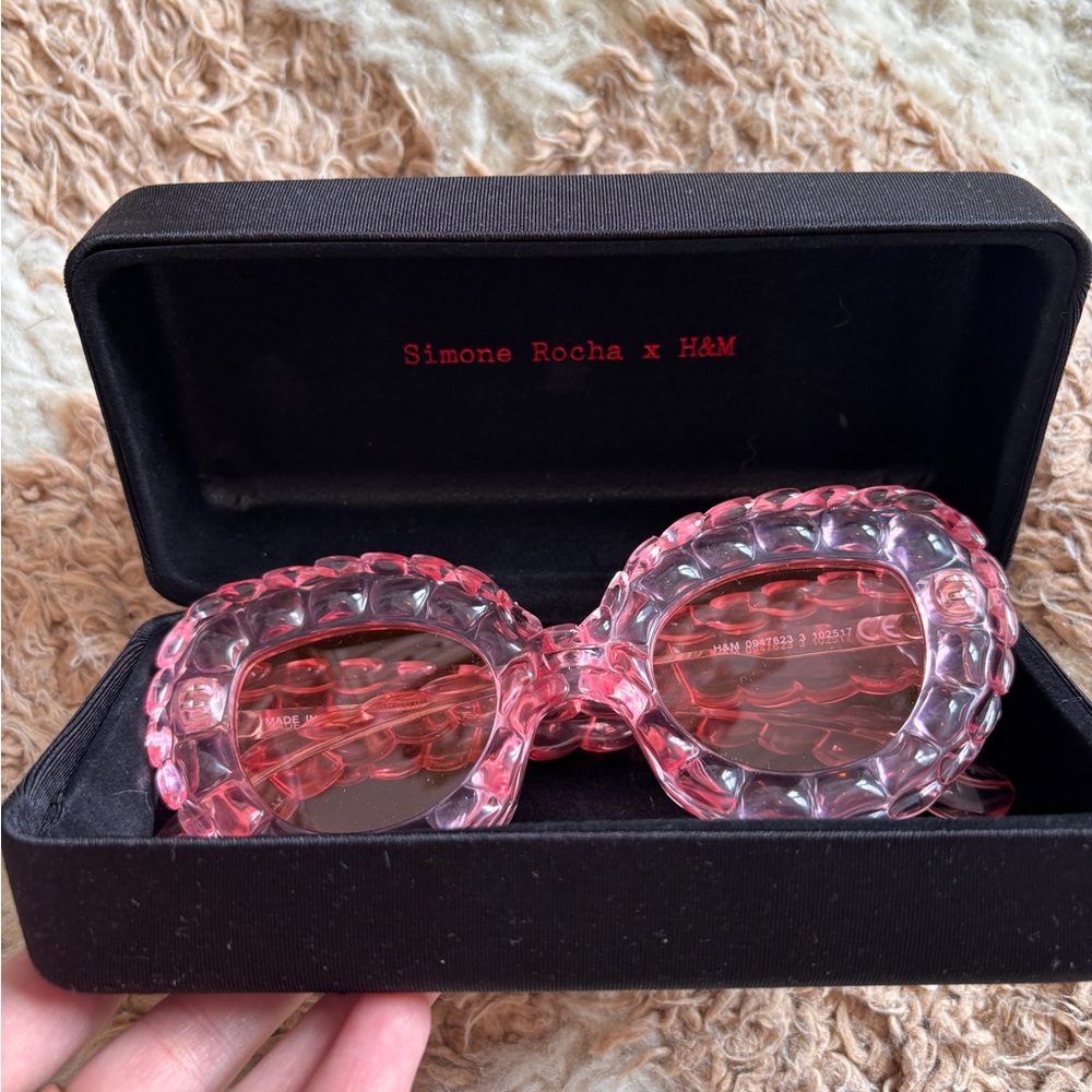 Simone Rocha Pink Sunglasses